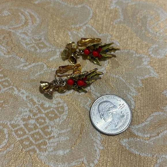 HOLIDAY🎄🎄ART Arthur Pepper Pinecone Berries BROOCH/EARRINGS SET - Picture 11 of 12